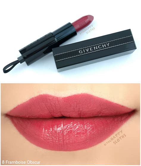 GIVENCHY Le Rouge Interdit Satin Lipstick Swatches and Review